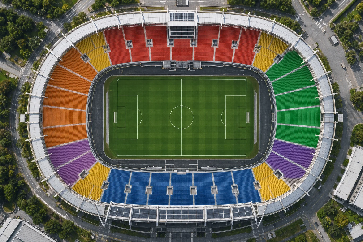 Beste Sitzplätze im Fußballstadion