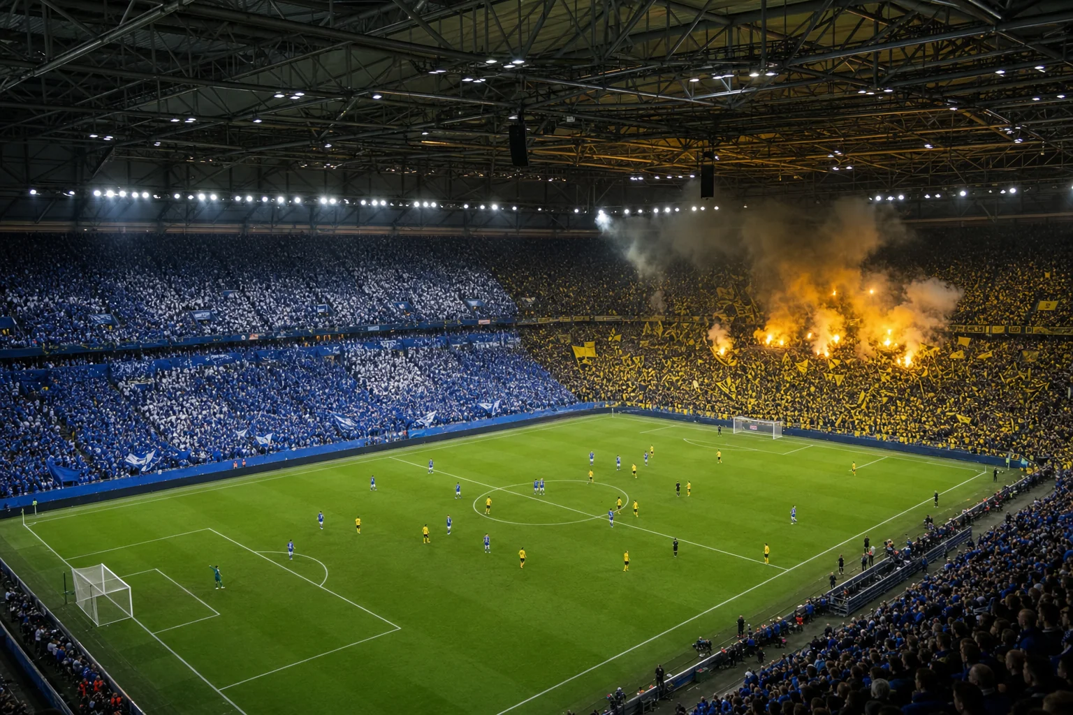 Revierderby FC Schalke gegen Borussia Dortmund